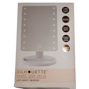 Silhouette LED Vanity Mirror and Trinket Tray NEW in the box